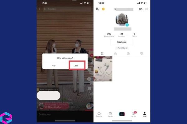 cách xóa video trên TikTok