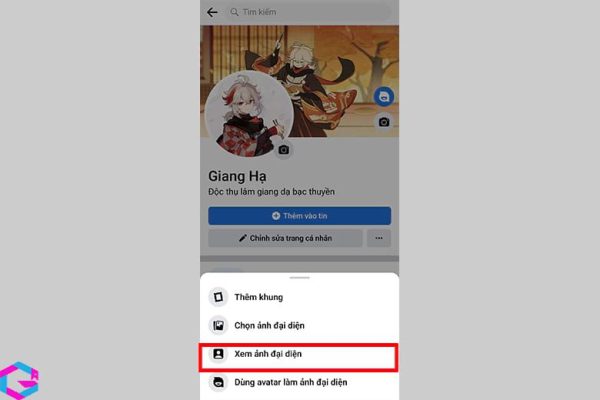 cách xóa ảnh đại diện trên Facebook