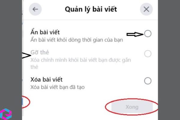 cách xóa bài viết trên facebook