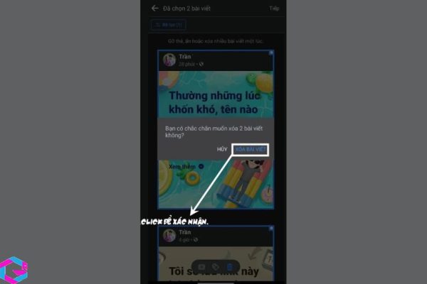 cách xóa bài viết trên facebook