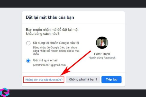 lỗi đăng nhập facebook