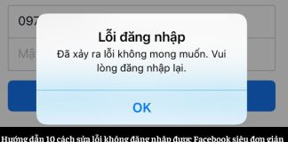 Hướng dẫn 10 cách sửa lỗi không đăng nhập được Facebook siêu đơn giản