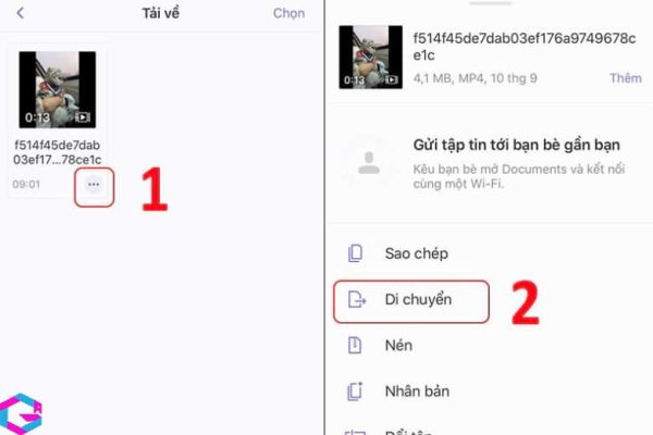 tải video trên Pinterest