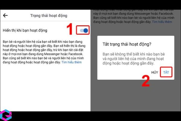 Cách tắt trạng thái online trên facebook