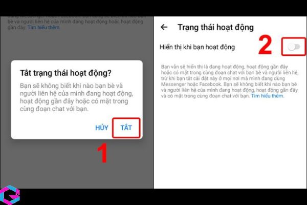 Cách tắt trạng thái online trên facebook