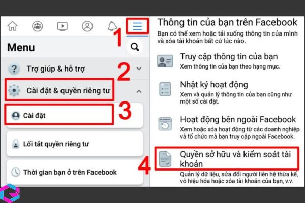 cách xóa tài khoản Facebook