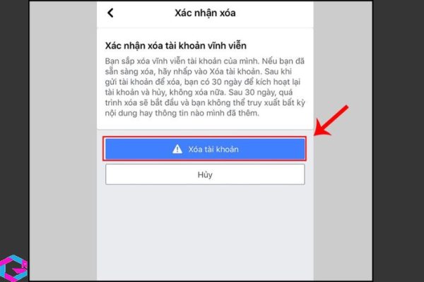 cách xóa tài khoản Facebook