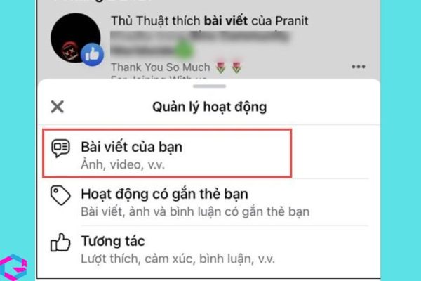 cách ẩn bài viết trên Facebook