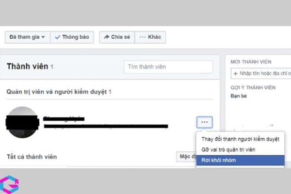 cách xóa nhóm trên Facebook