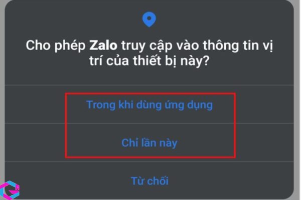 Tìm quanh đây Zalo 