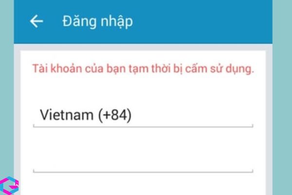 Tài khoản Zalo bị khóa 