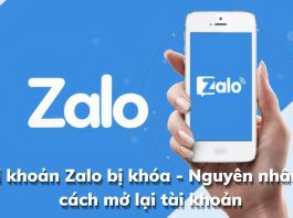Tài khoản Zalo bị khóa – Nguyên nhân và cách mở lại tài khoản