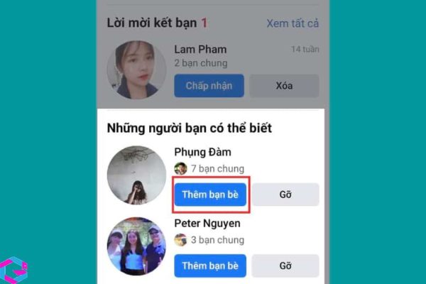 Cách kết bạn trên facebook