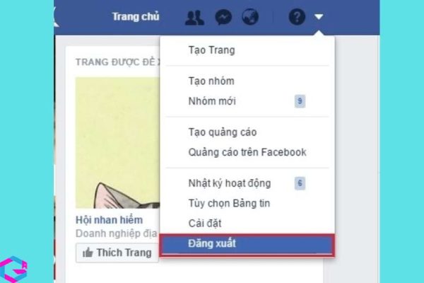 Cách đăng xuất Facebook