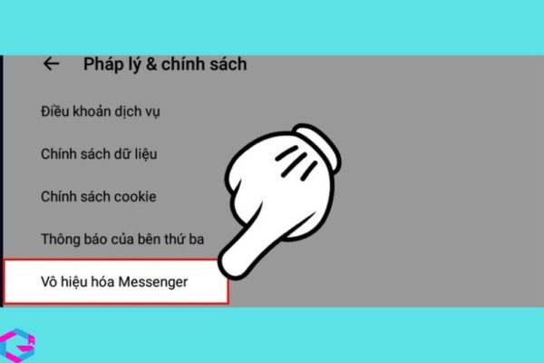 cách vô hiệu hóa Messenger