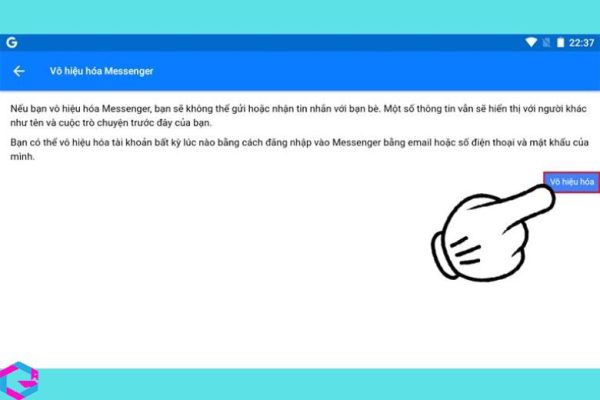 cách vô hiệu hóa Messenger