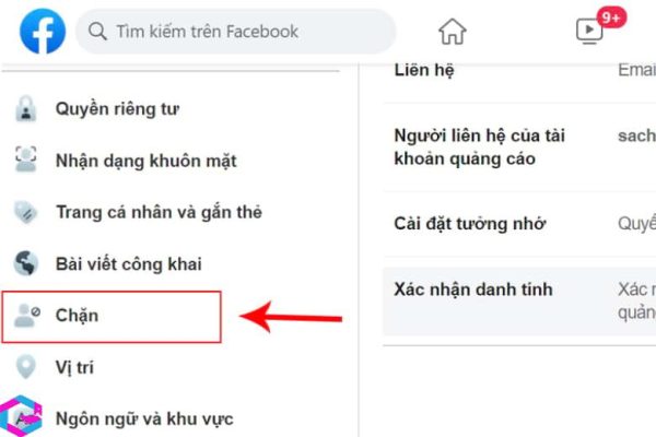 cách bỏ chặn Facebook