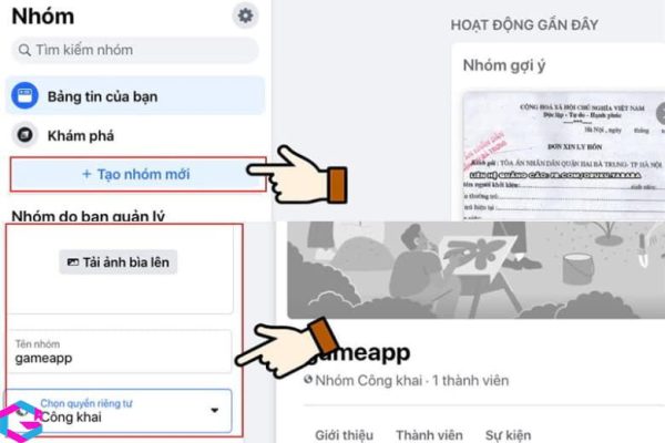 Cách tạo nhóm trên Facebook 