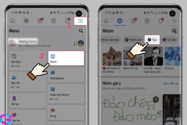 Cách tạo nhóm trên Facebook 