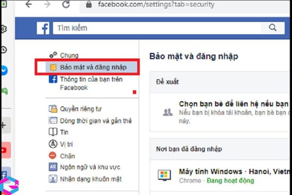 cách đổi mật khẩu Facebook