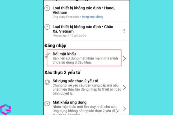 cach doi mat khau facebook 2.1.4 didongviet