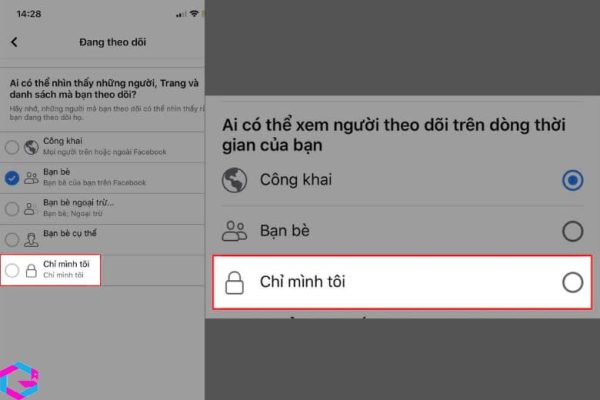 cách ẩn người theo dõi trên Facebook 