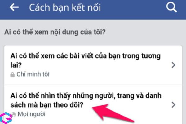 cách ẩn người theo dõi trên Facebook 