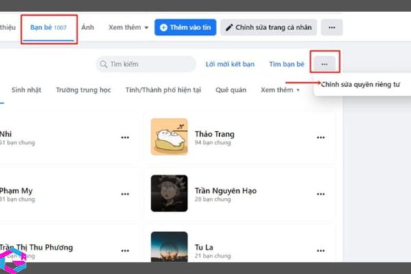 cách ẩn người theo dõi trên Facebook 