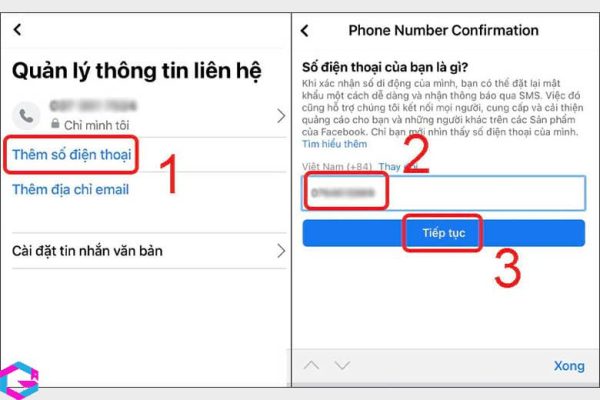 Facebook không gửi mã xác nhận