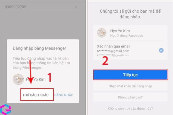 cách lấy lại mật khẩu Facebook 