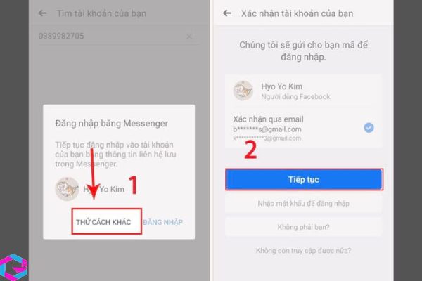 cách lấy lại mật khẩu Facebook 