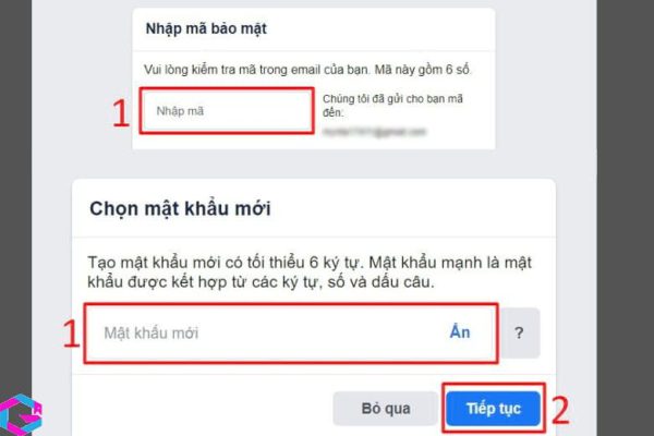 cách lấy lại mật khẩu Facebook 