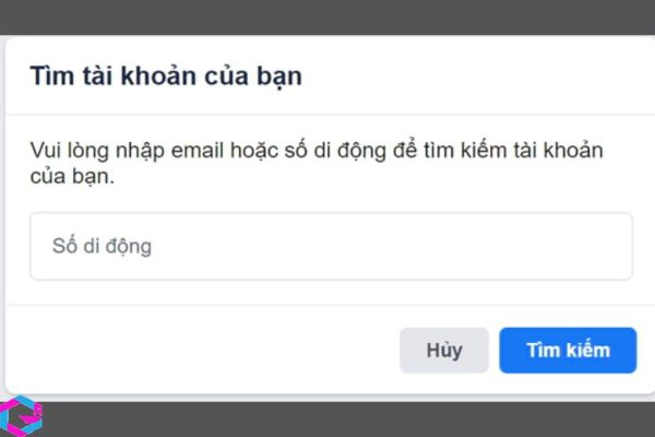 cách lấy lại mật khẩu Facebook 