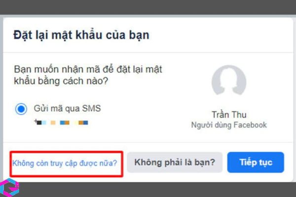 cách lấy lại mật khẩu Facebook 