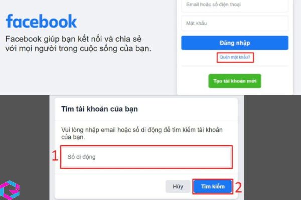 cách lấy lại mật khẩu Facebook 