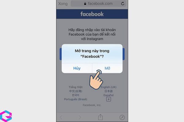 cách liên kết Instagram với Facebook