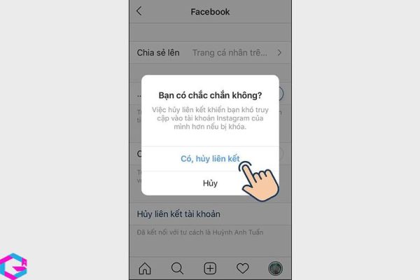 cách liên kết Instagram với Facebook