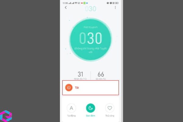 kết nối máy lọc không khí xiaomi