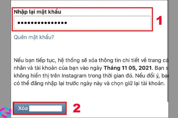 Cách xóa tài khoản Instagram