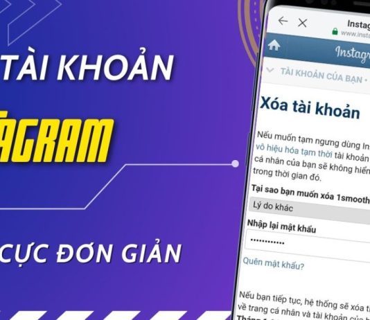 2 cách xóa tài khoản trên Instagram vĩnh viễn, vô hiệu hóa tài khoản Instagram trên điện thoại, máy tính đơn giản