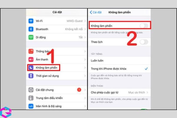 lỗi không gọi được trên iPhone