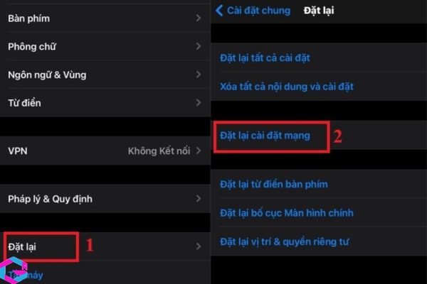 lỗi không có dịch vụ trên iPhone