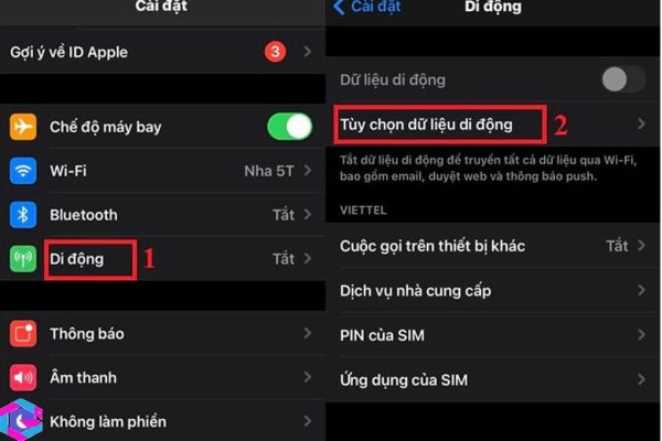 lỗi không có dịch vụ trên iPhone