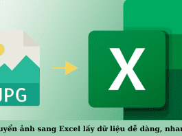 Cách hướng dẫn chuyển ảnh sang Excel Online ai cũng làm được