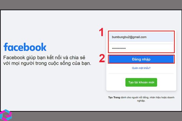 cách đăng nhập facebook