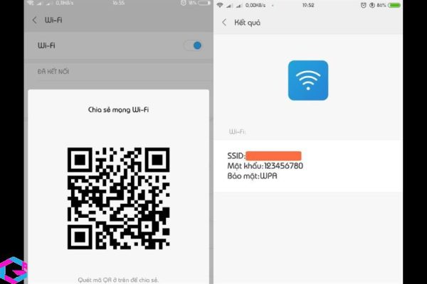 Cách quét mã QR Wifi trên iPhone